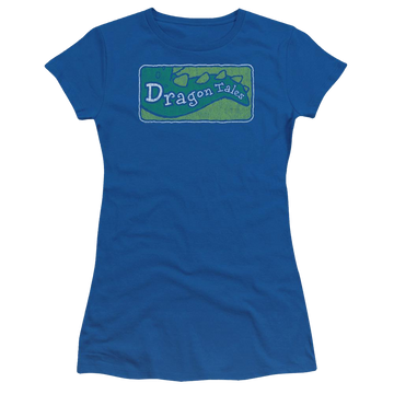 Royal juniors t-shirt with Dragon Tales Logo Distressed graphic