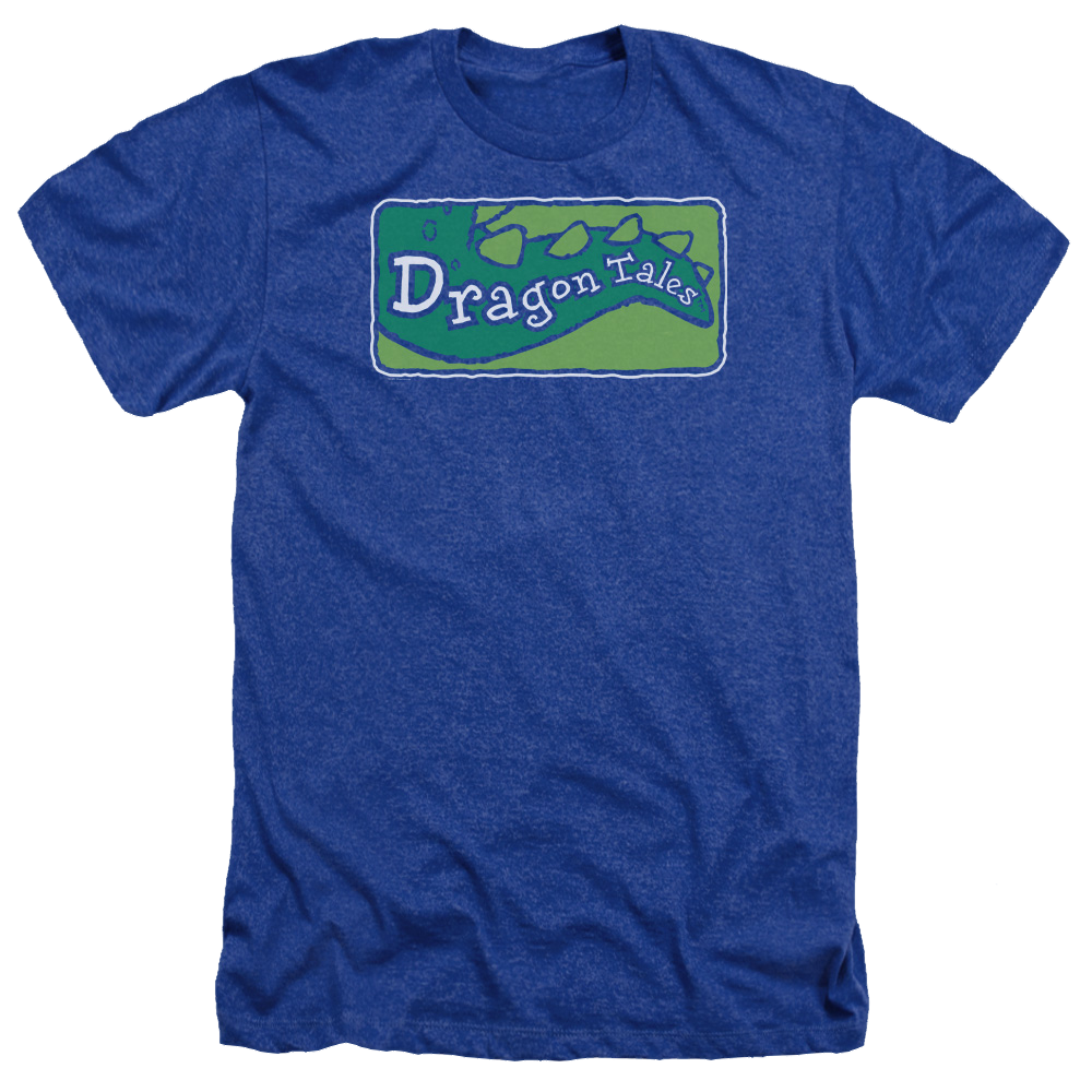 Dragon Tales Logo Clean - Men's Heather T-Shirt Men's Heather T-Shirt Dragon Tales   