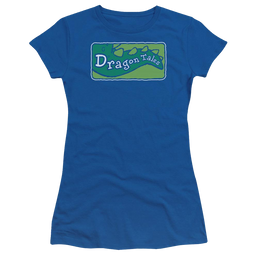 Dragon Tales Logo Clean - Juniors T-Shirt Juniors T-Shirt Dragon Tales   
