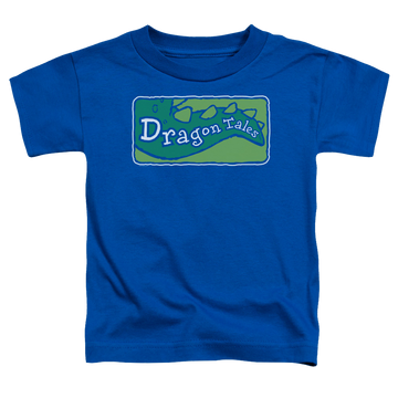Royal kid's t-shirt for ages 4 to 7 with Dragon Tales Logo Clean graphic