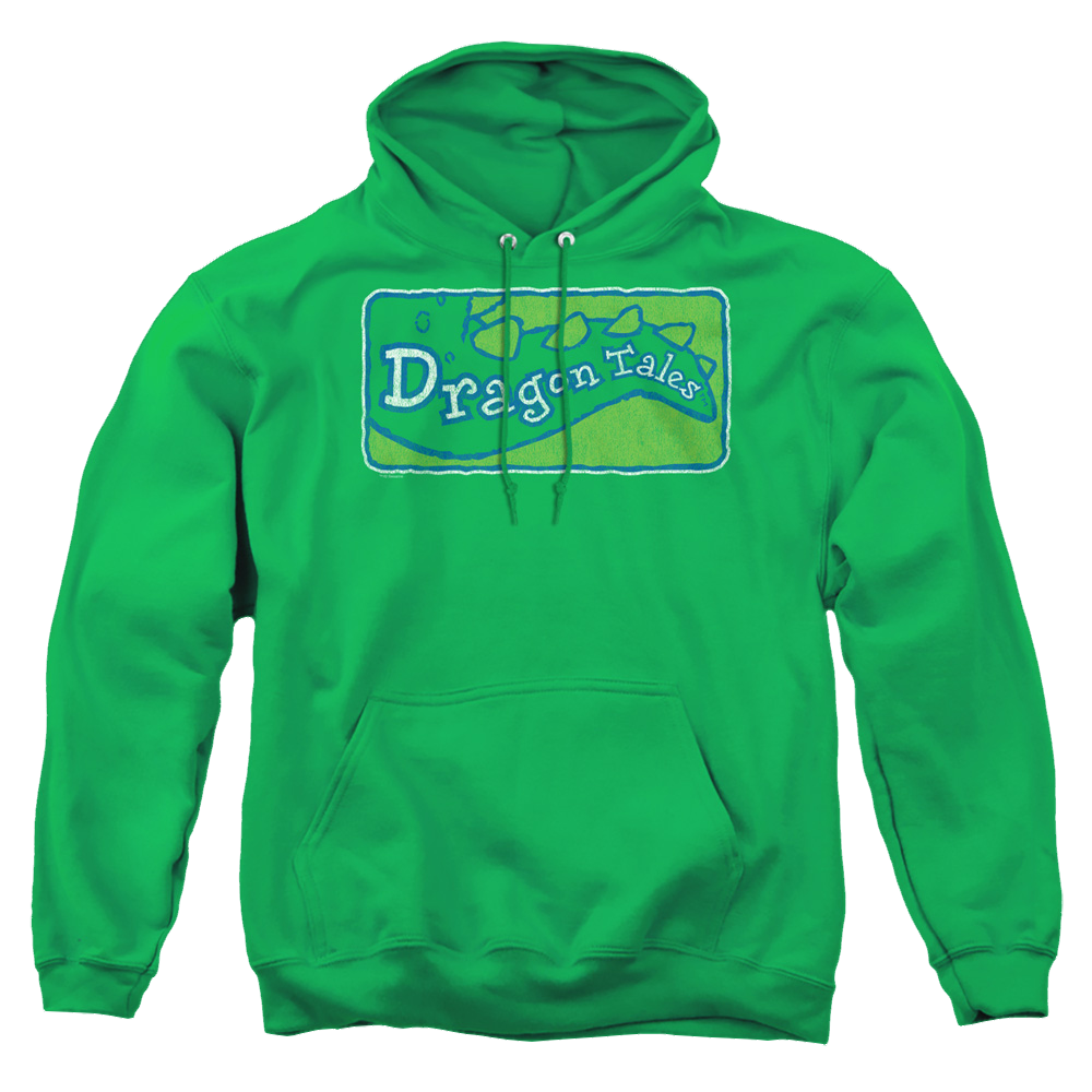 Dragon Tales Logo Distressed - Pullover Hoodie Pullover Hoodie Dragon Tales   
