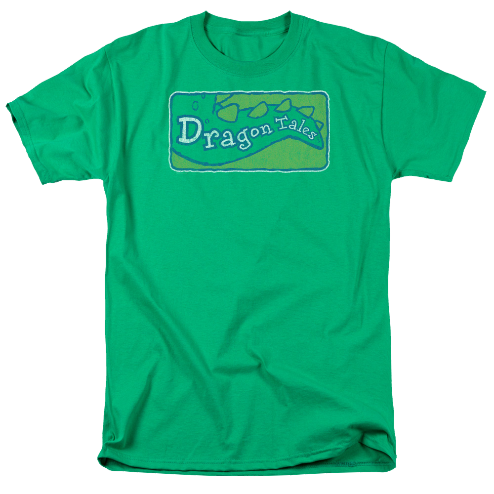 Dragon Tales Logo Distressed - Men's Regular Fit T-Shirt Men's Regular Fit T-Shirt Dragon Tales   