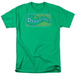Dragon Tales Logo Distressed - Men's Regular Fit T-Shirt Men's Regular Fit T-Shirt Dragon Tales   