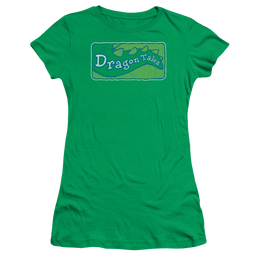Dragon Tales Logo Distressed - Juniors T-Shirt Juniors T-Shirt Dragon Tales   