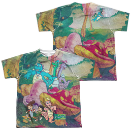 Dragon Tales Mushroom Meadow - Youth All-Over Print T-Shirt (Ages 8-12) Youth All-Over Print T-Shirt (Ages 8-12) Dragon Tales   