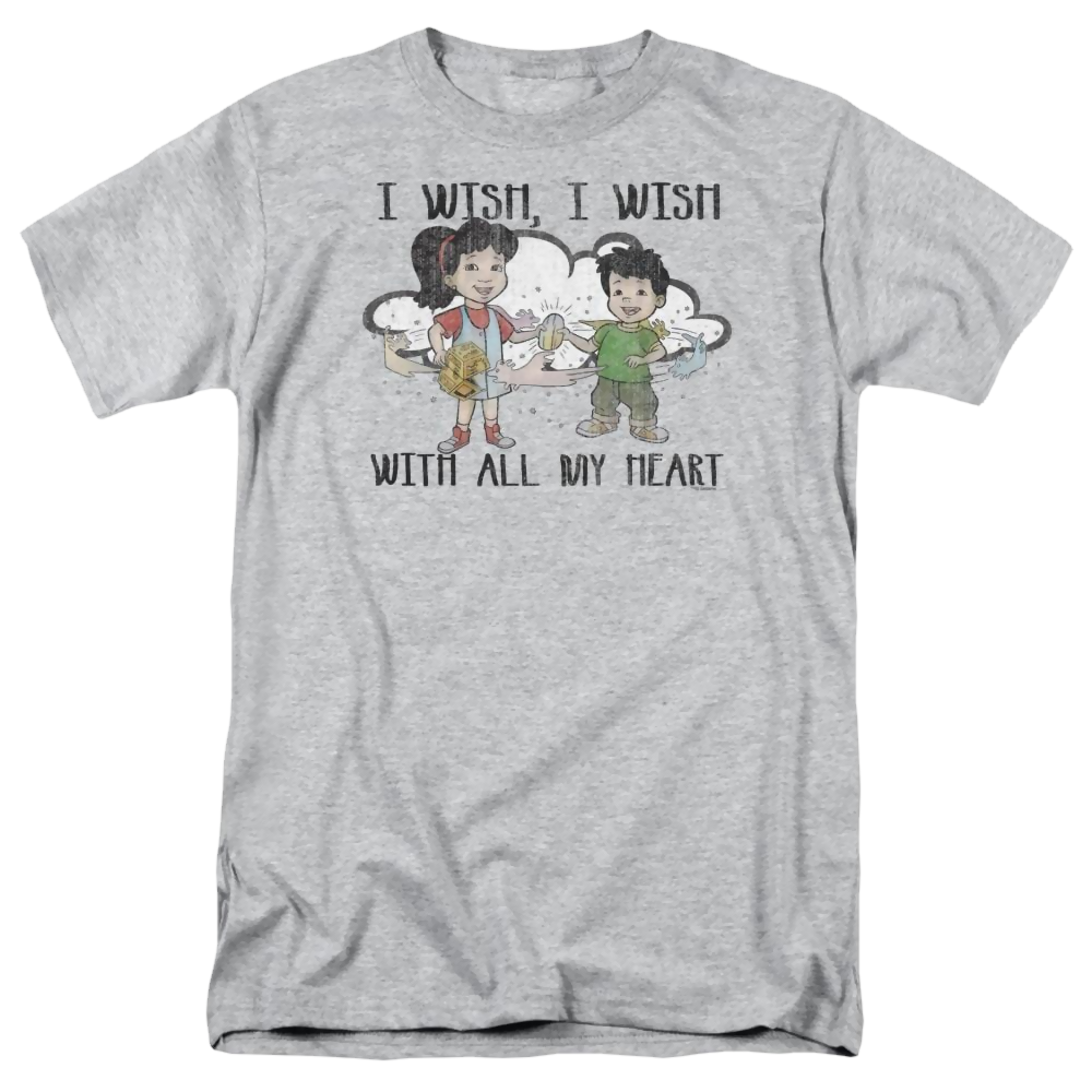 Dragon Tales I Wish With All My Heart - Men's Regular Fit T-Shirt Men's Regular Fit T-Shirt Dragon Tales   