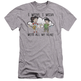 Dragon Tales I Wish With All My Heart - Men's Premium Slim Fit T-Shirt Men's Premium Slim Fit T-Shirt Dragon Tales   