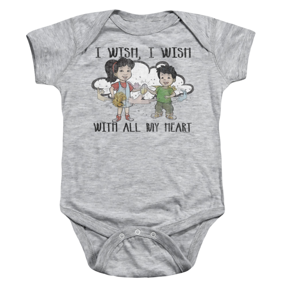 Dragon Tales I Wish With All My Heart - Baby Bodysuit Baby Bodysuit Dragon Tales   
