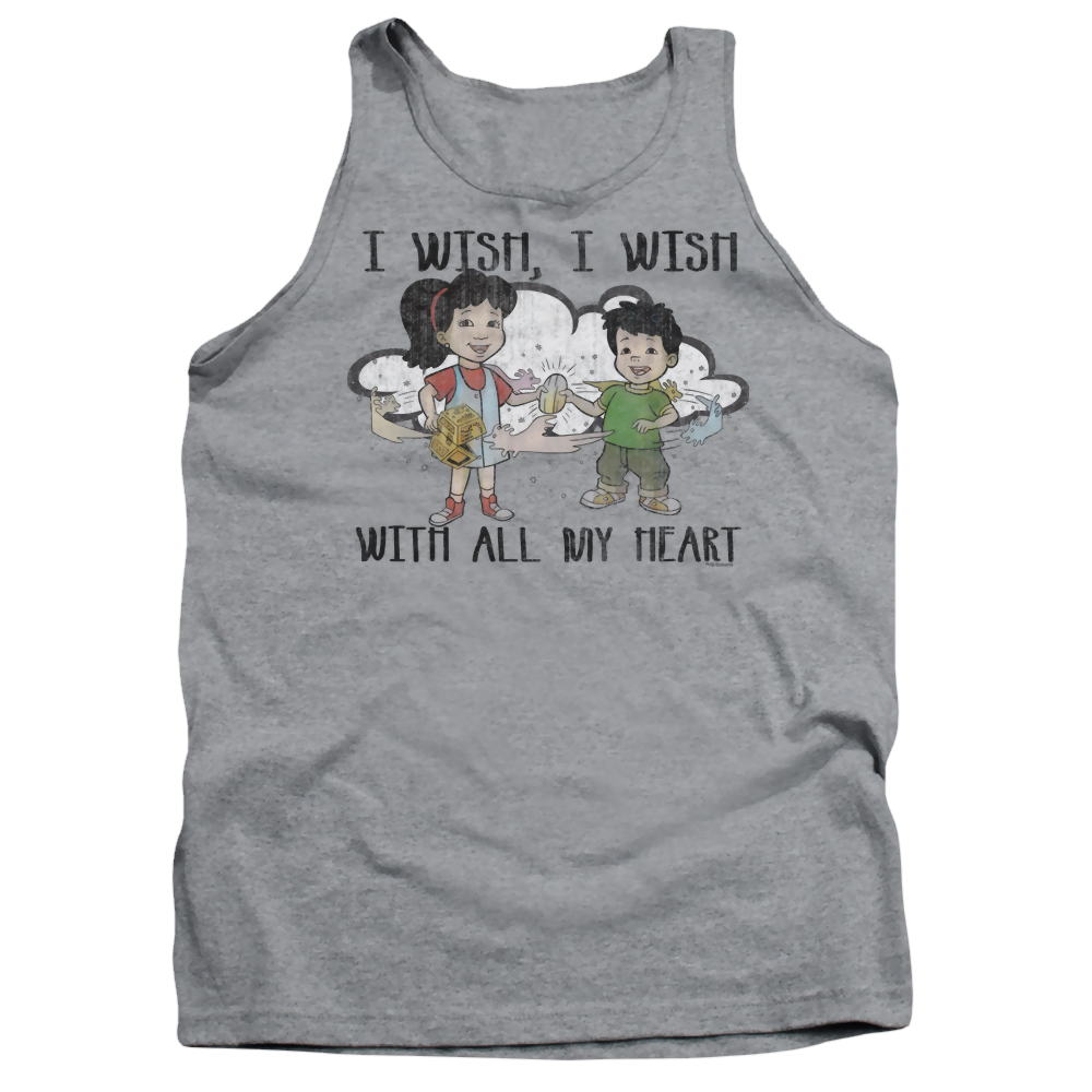 Dragon Tales I Wish With All My Heart Men's Tank Men's Tank Dragon Tales   