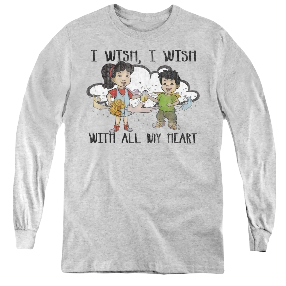 Dragon Tales I Wish With All My Heart - Youth Long Sleeve T-Shirt Youth Long Sleeve T-Shirt Dragon Tales   
