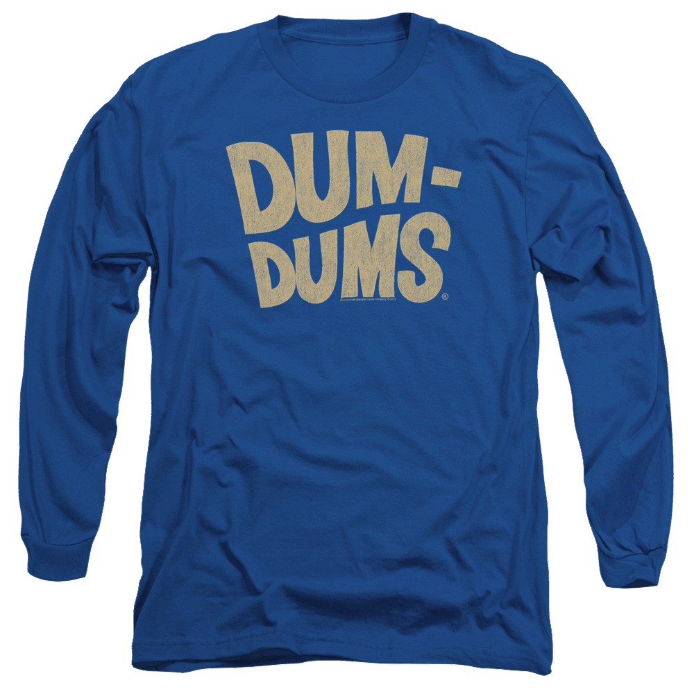 Dum Dums Distressed Logo - Men's Long Sleeve T-Shirt Men's Long Sleeve T-Shirt Dum Dums   
