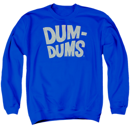 Dum Dums Distressed Logo - Men's Crewneck Sweatshirt Men's Crewneck Sweatshirt Dum Dums   