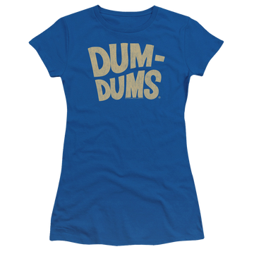 Royal juniors t-shirt with Dum Dums Distressed Logo graphic