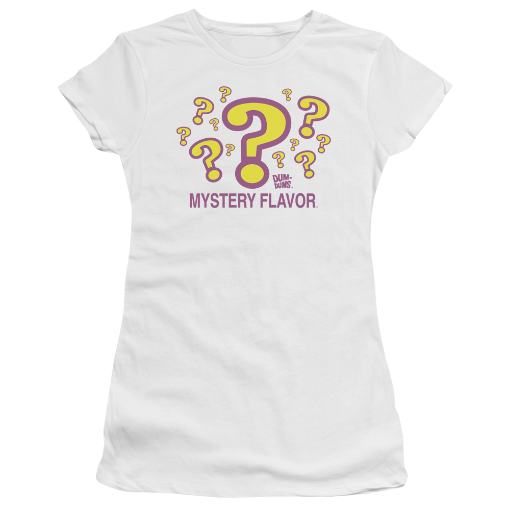 Dum Dums Mystery Flavor - Juniors T-Shirt Juniors T-Shirt Dum Dums   
