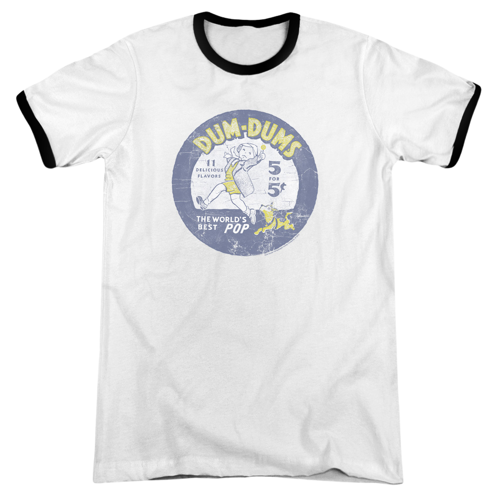 Dum Dums Pop Parade - Men's Ringer T-Shirt Men's Ringer T-Shirt Dum Dums   