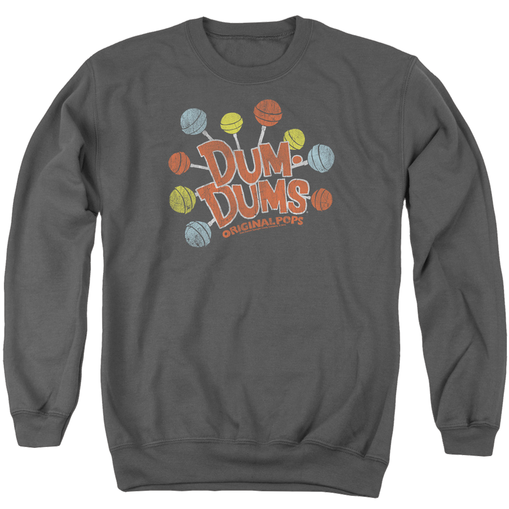 Dum Dums Original Pops - Men's Crewneck Sweatshirt Men's Crewneck Sweatshirt Dum Dums   