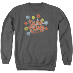 Dum Dums Original Pops - Men's Crewneck Sweatshirt Men's Crewneck Sweatshirt Dum Dums   