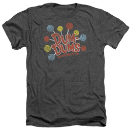 Dum Dums Original Pops - Men's Heather T-Shirt Men's Heather T-Shirt Dum Dums   