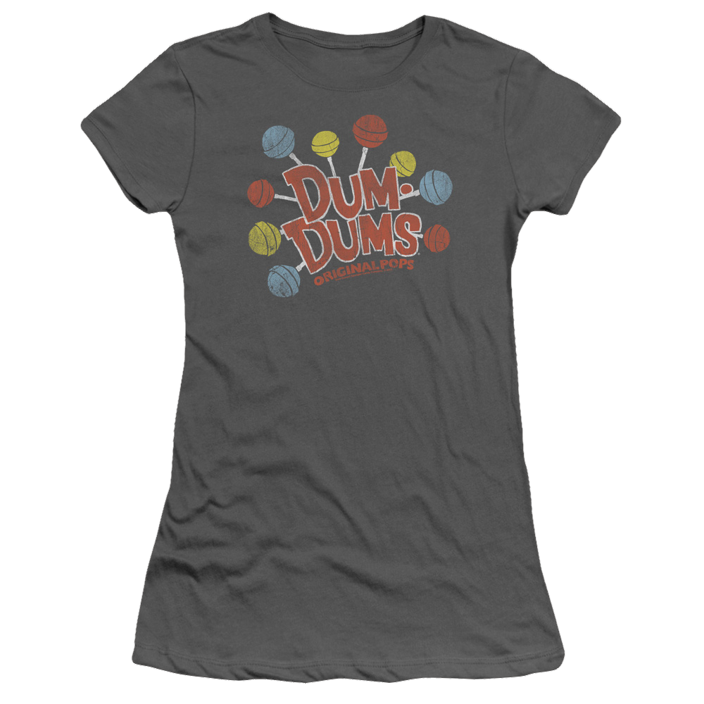 Dum Dums Original Pops - Juniors T-Shirt Juniors T-Shirt Dum Dums   
