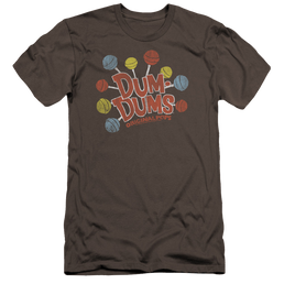 Dum Dums Original Pops Premium Adult Slim Fit T-Shirt Men's Premium Slim Fit T-Shirt Dum Dums   