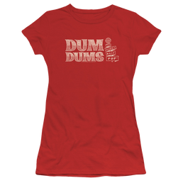 Dum Dums Worlds Best - Juniors T-Shirt Juniors T-Shirt Dum Dums   