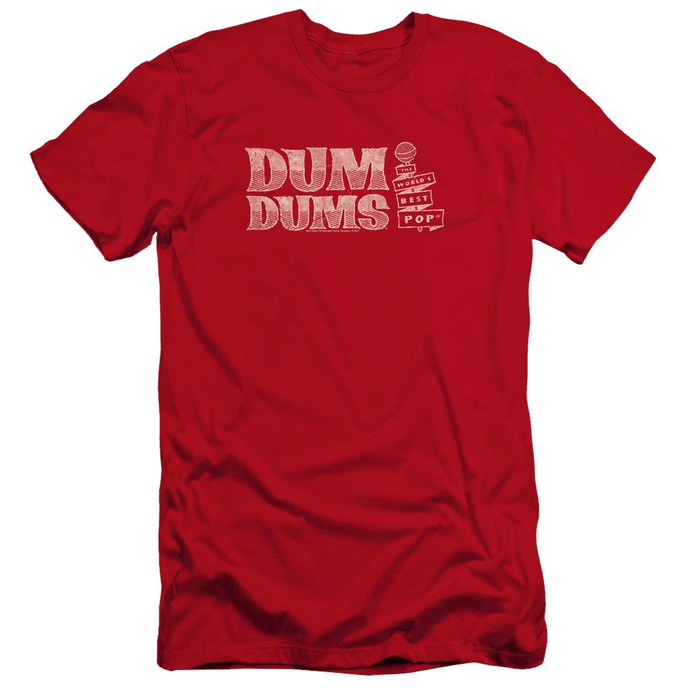 Dum Dums Worlds Best - Men's Premium Slim Fit T-Shirt Men's Premium Slim Fit T-Shirt Dum Dums   