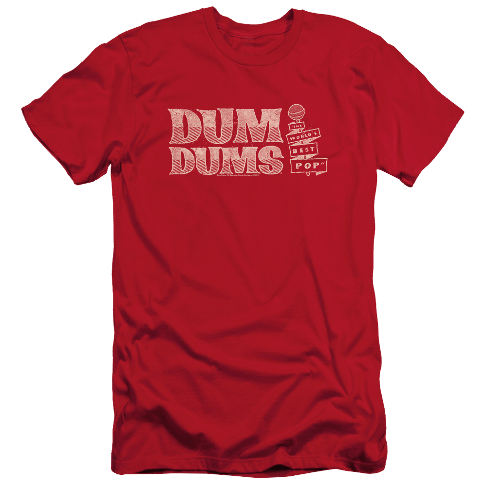 Dum Dums Worlds Best - Men's Slim Fit T-Shirt Men's Slim Fit T-Shirt Dum Dums   