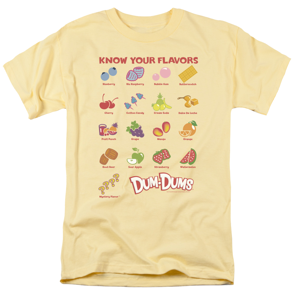 Dum Dums Flavors - Men's Regular Fit T-Shirt Men's Regular Fit T-Shirt Dum Dums   