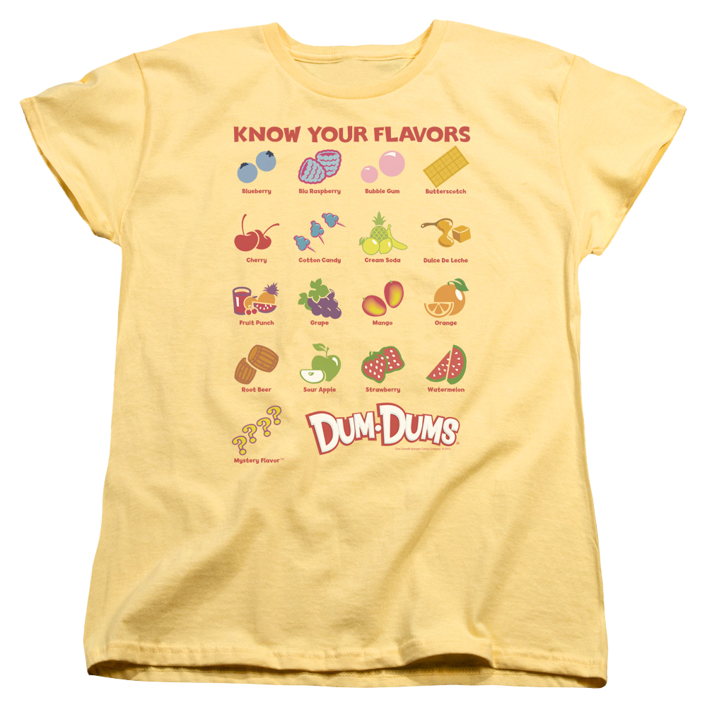 Dum Dums Flavors - Women's T-Shirt Women's T-Shirt Dum Dums   