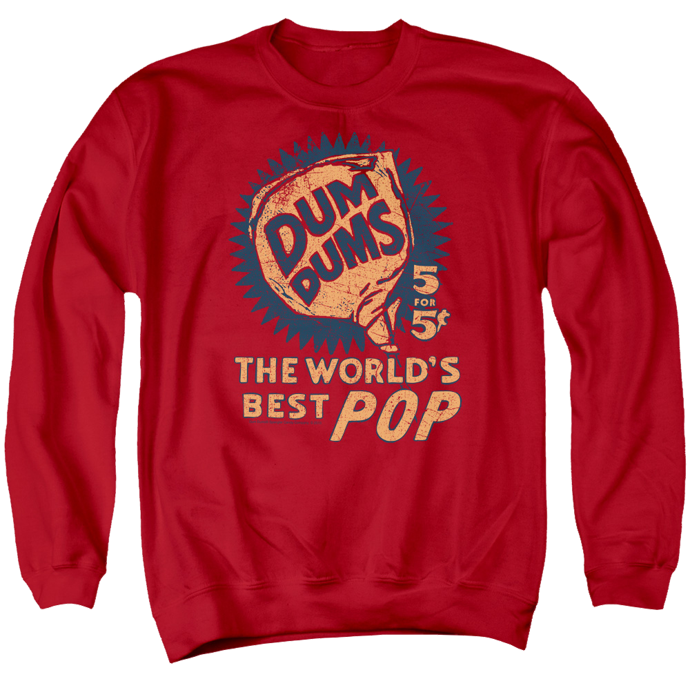 Dum Dums 5 For 5 - Men's Crewneck Sweatshirt Men's Crewneck Sweatshirt Dum Dums   