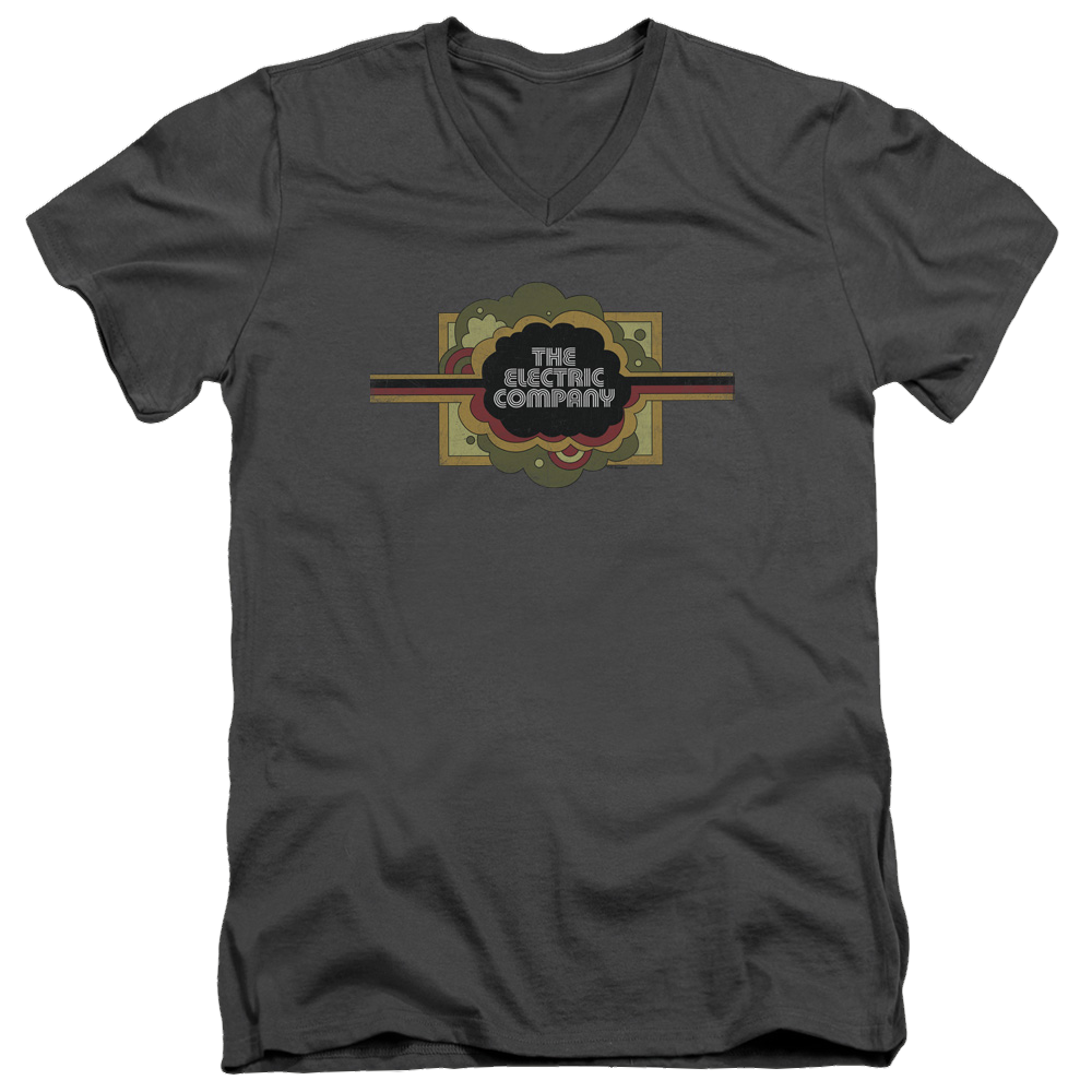 Electric Company Logo - Men's V-Neck T-Shirt Men's V-Neck T-Shirt Electric Company   