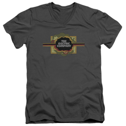 Electric Company Logo - Men's V-Neck T-Shirt Men's V-Neck T-Shirt Electric Company   