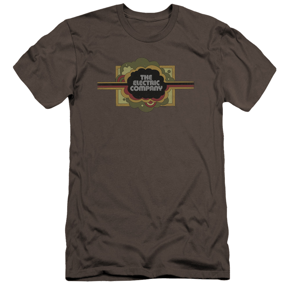 Electric Company Logo - Men's Premium Slim Fit T-Shirt Men's Premium Slim Fit T-Shirt Electric Company   