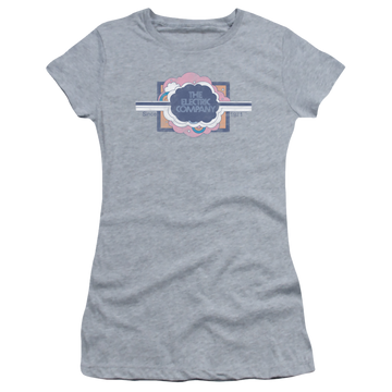 Athletic heather juniors t-shirt with Electric Company Since 1971 graphic