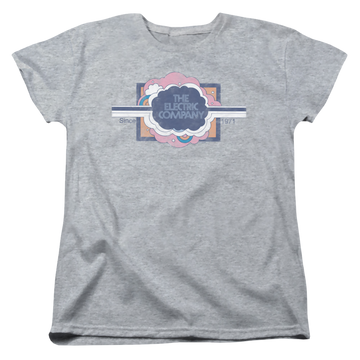 Athletic heather women's t-shirt with Electric Company Since 1971 graphic
