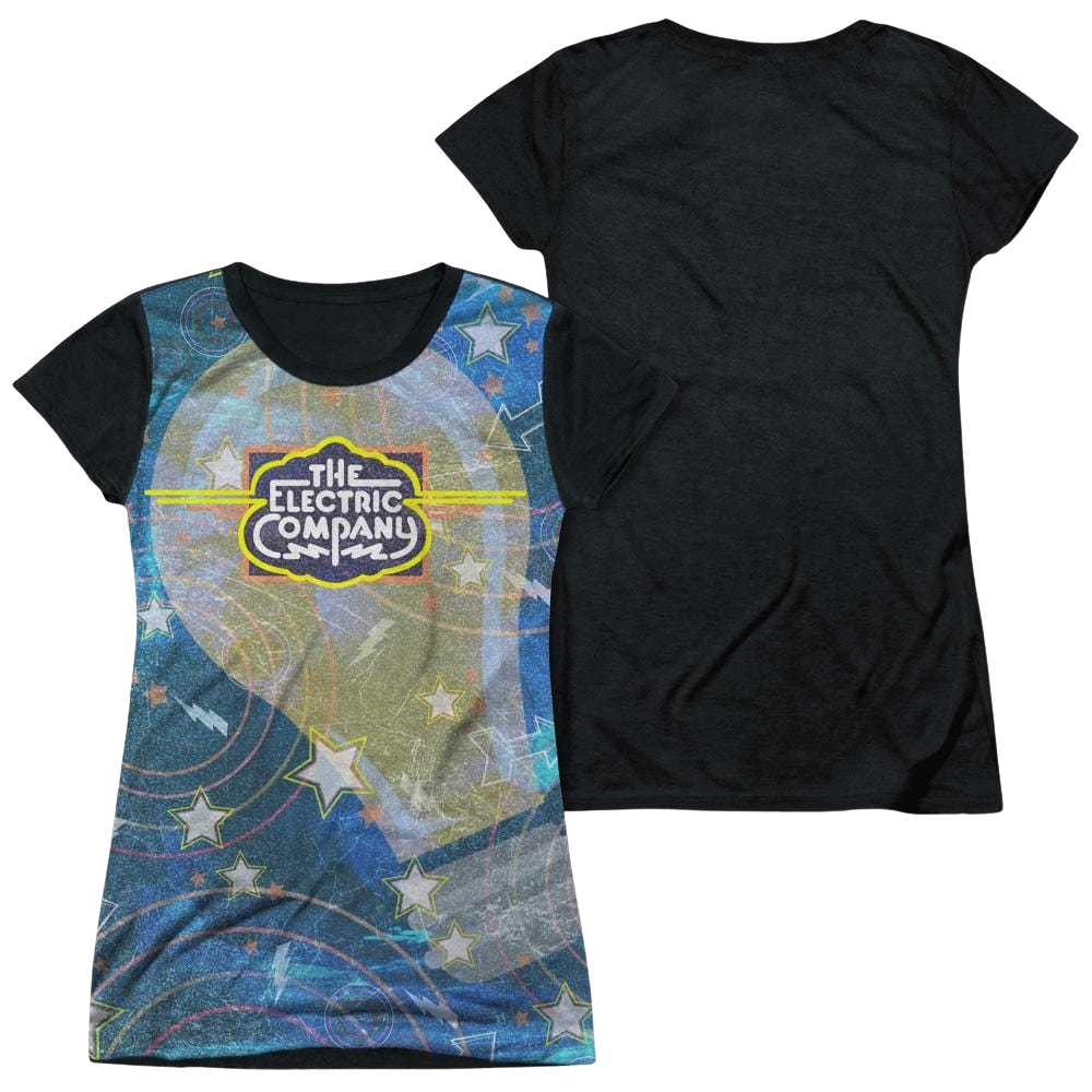 Electric Company Electrifying - Juniors Black Back T-Shirt Juniors Black Back T-Shirt Electric Company   