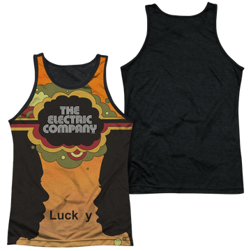 Electric Company Silhouette Blend men's black back tank