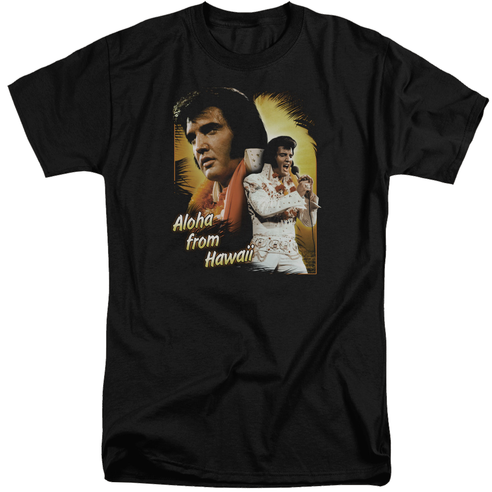 Elvis Presley Aloha - Men's Tall Fit T-Shirt Men's Tall Fit T-Shirt Elvis Presley   
