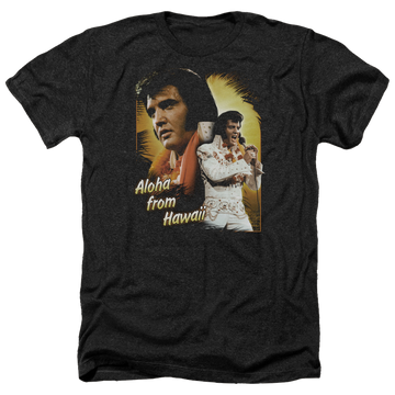 Elvis Presley Aloha - Men's Heather T-Shirt Men's Heather T-Shirt Elvis Presley   