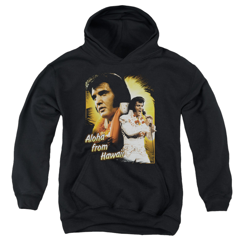 Elvis Presley Aloha - Youth Hoodie (Ages 8-12) Youth Hoodie (Ages 8-12) Elvis Presley   