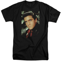 Elvis Presley Red Scarf - Men's Tall Fit T-Shirt Men's Tall Fit T-Shirt Elvis Presley   