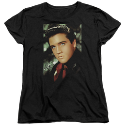 Elvis Presley Red Scarf - Women's T-Shirt Women's T-Shirt Elvis Presley   