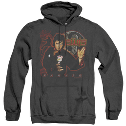 Elvis Presley Karate - Heather Pullover Hoodie Heather Pullover Hoodie Elvis Presley   