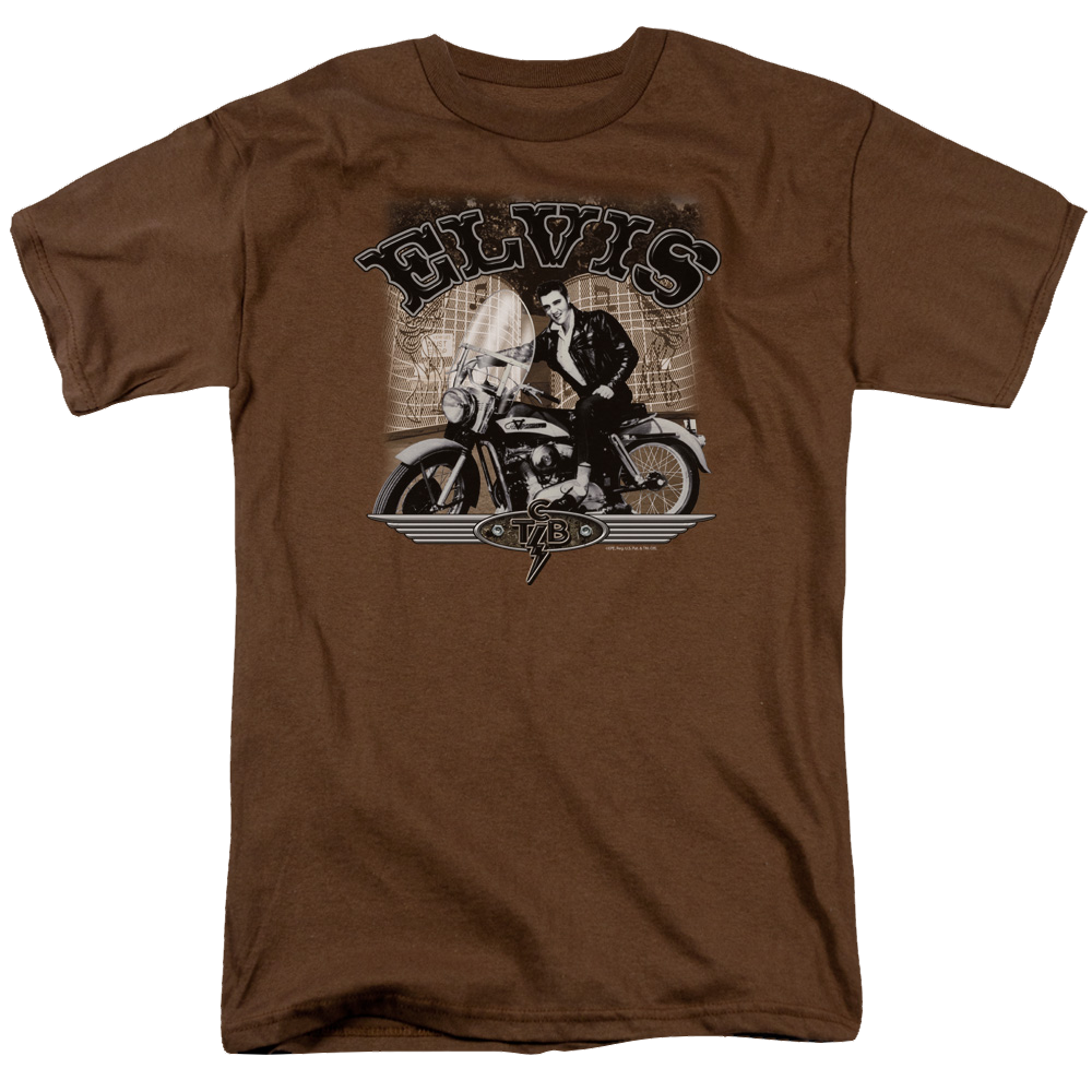 Elvis Presley Tcb Cycle - Men's Regular Fit T-Shirt Men's Regular Fit T-Shirt Elvis Presley   