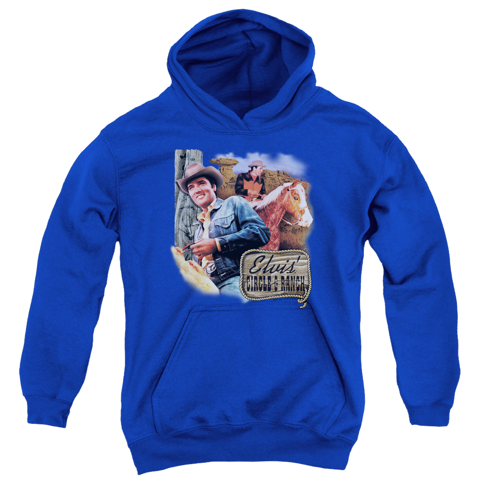 Elvis Presley Ranch - Youth Hoodie (Ages 8-12) Youth Hoodie (Ages 8-12) Elvis Presley   