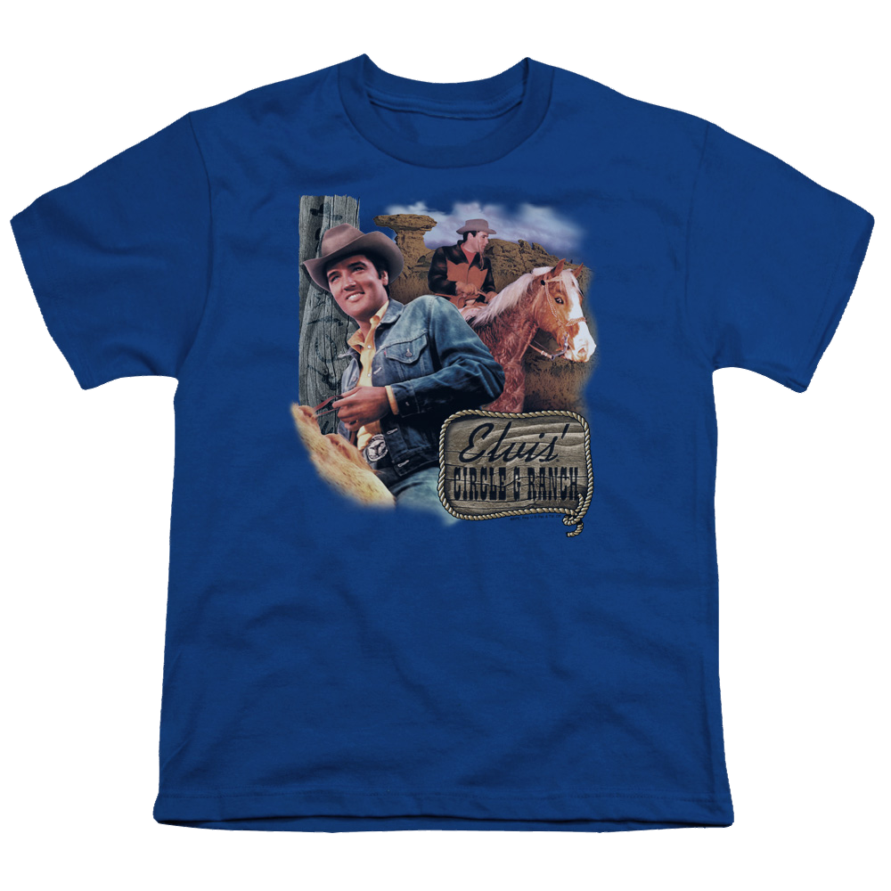 Elvis Presley Ranch - Youth T-Shirt (Ages 8-12) Youth T-Shirt (Ages 8-12) Elvis Presley   