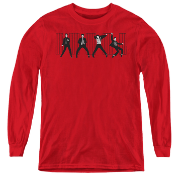 Elvis Presley Jailhouse Rock - Youth Long Sleeve T-Shirt Youth Long Sleeve T-Shirt Elvis Presley   