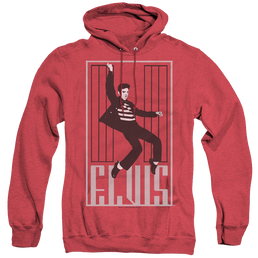 Elvis Presley One Jailhouse - Heather Pullover Hoodie Heather Pullover Hoodie Elvis Presley   