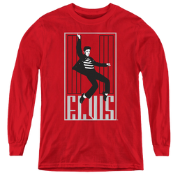 Elvis Presley One Jailhouse - Youth Long Sleeve T-Shirt Youth Long Sleeve T-Shirt Elvis Presley   