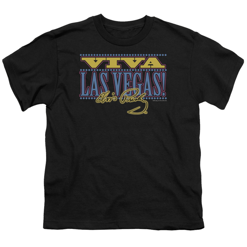 Elvis Presley Viva Las Vegas - Youth T-Shirt (Ages 8-12) Youth T-Shirt (Ages 8-12) Elvis Presley   